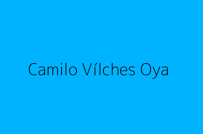 Camilo Vílches Oya